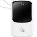 Baseus Qpow Digital Display Power Bank s rychlým nabíjením 10000mAh 20W QC/PD/SCP/FCP s vestavěným L