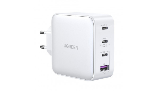 GaN Fast Charger 3xUSB C / USB 100W PPS Ugreen CD226 - White