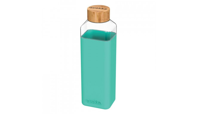 Quokka Storm - Butelka na wodę ze szkła 700 ml (Teal)