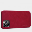 Nillkin Qin Leather Case - Case for Apple iPhone 12 Pro Max (Red)