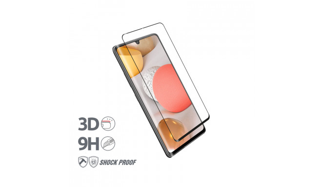 Crong 3D Armour Glass - Szkło hartowane 9H Full Glue na cały ekran Samsung Galaxy A42 5G