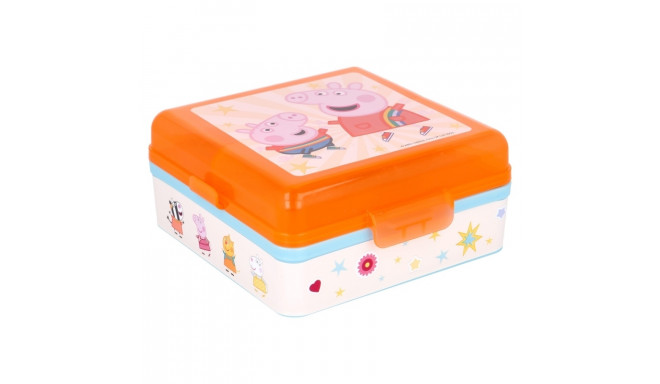 Peppa Pig - Śniadaniówka Lunchbox kwadratowy Świnka Peppa