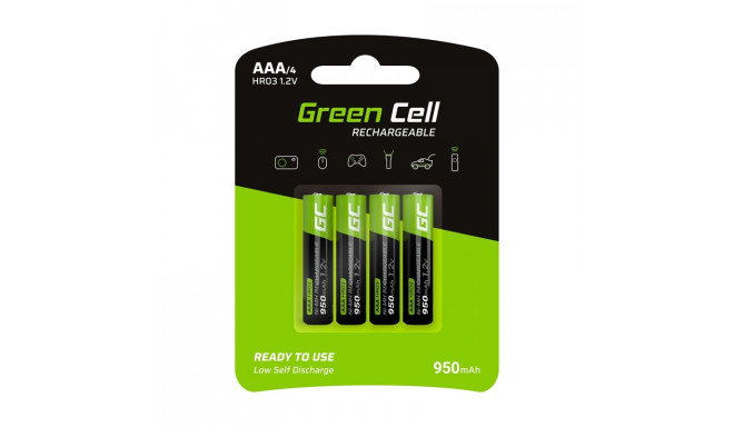 Green Cell aku AAA HR03 950mAh 4tk