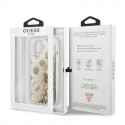Guess kaitseümbris Peony Liquid Glitter iPhone 13 mini, kuldne