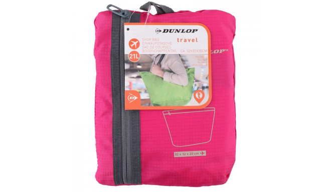 Dunlop - Składana torba na zakupy 21 l (różowy)