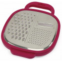 Alpina - multifunction grater with container (pink)