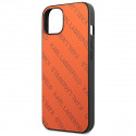 Karl Lagerfeld Perforated Allover - Cover for iPhone 13 mini (Orange)