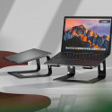 Crong AluBench - Aluminum laptop stand (Black)