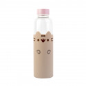 Pusheen - Glass water bottle 500 ml