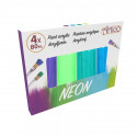 Artico - Set of neon acrylic paints 80 ml 4 colours (Set 1)