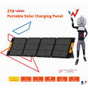 Wonder Ws210 - 210W solar panel with MC4 output (Black)