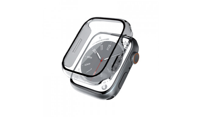 Crong Hybrid Watch Case - Etui ze szkłem Apple Watch 40mm (Clear)