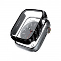 Crong Hybrid Watch Case - Case with Glass for Apple Watch 44mm (Carbon)