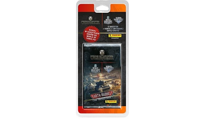 World of Tanks Earth rumble Blister with 5 + 1 cards