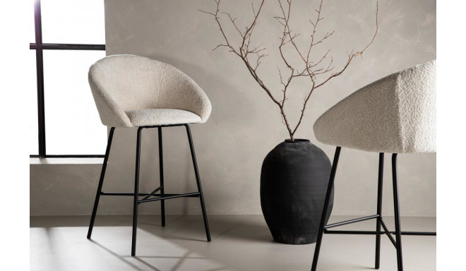 Baaritool Velvet, valge