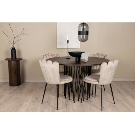 Söögitoa komplekt Stone&Limhamn 4 tooli
