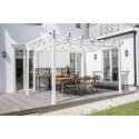 Aiapaviljon Lazio 3,95x2,95x2,45m, valge
