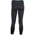 Thermo pants for women AVENTO 0774 42 Black/Aqua