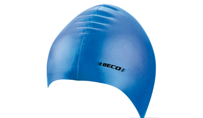 BECO Silicone swimming cap 7390 6 blue for adult