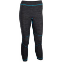 Thermo pants for women AVENTO 0774 36  Black/Aqua