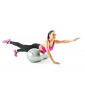 Gym Ball oval 84x36x36cm GYMSTIC 62003 silver