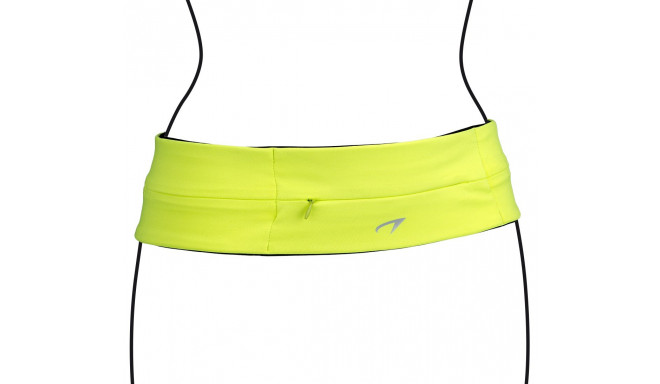 Sports Belt AVENTO 21PR L Fluorescent yellow/Black/Silver