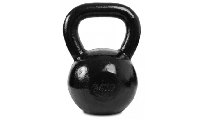 Kettlebell cast iron with rubber base TOORX 24kg