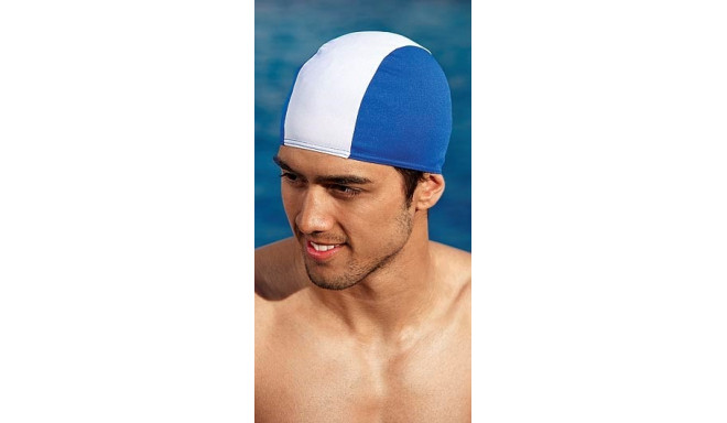 Fabric swimcap for men FASHY 3241 05 blue/white