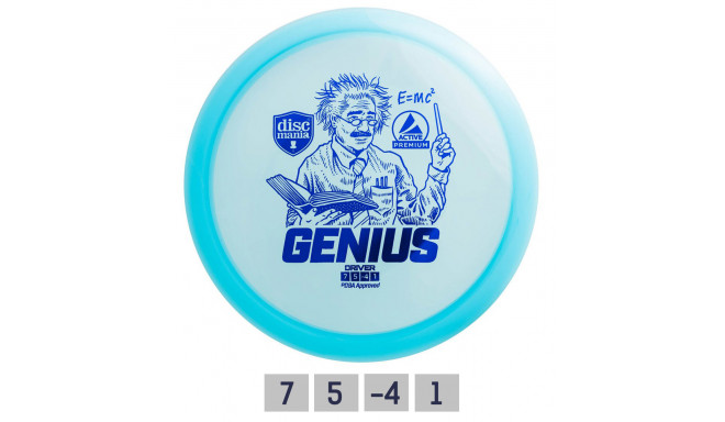 Discgolf DISCMANIA  Fairway Driver GENIUS Active Premium Blue 7/5/-4/1