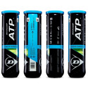 Tennis balls Dunlop ATP CHAMPIONSHIP LowerMid 4-tube ITF