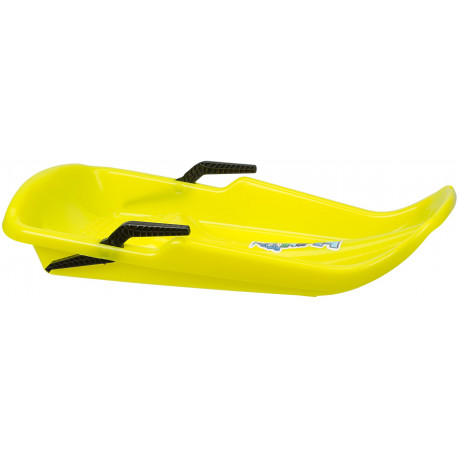 Sledge plastic RRESTART Twister 0298 80x39 cm Yello