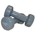 Dumbbells vinyl SVELTUS Epoxy 1183 2x3 kg Grey