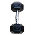 Hex rubber dumbbell TOORX 10kg