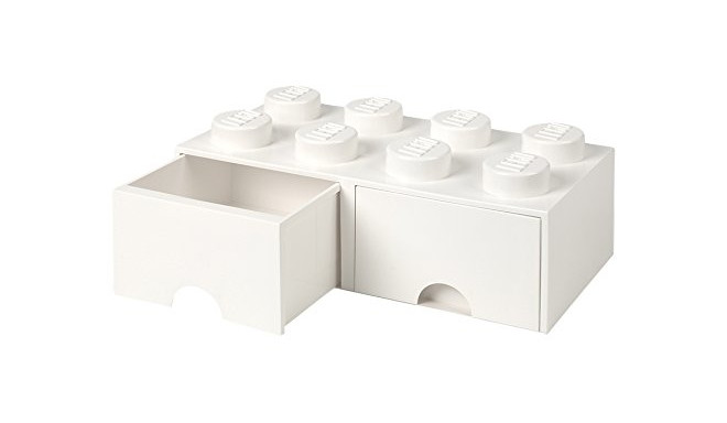 Room Copenhagen LEGO Brick Drawer 8 white - RC40061735