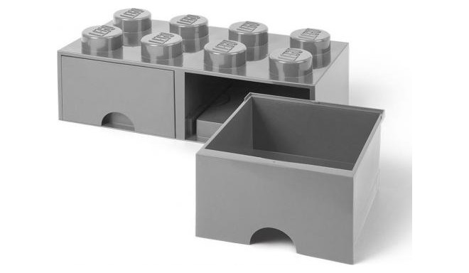 LEGO toy box Room Copenhagen Brick Drawer 8 RC40061740, grey