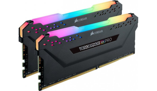Corsair DDR4 16 GB 3800-CL16 - Dual-Kit - Vengeance RGB PRO Black