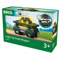 Brio Gold Wagon with Light (33896)
