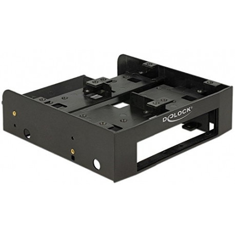 DeLOCK mounting frame 5Ľ 4x2,5" HDD/SSD black