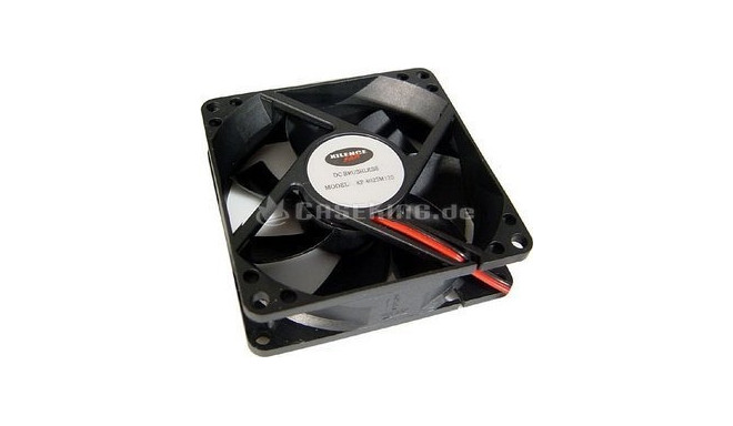 korpuse ventilaator 80x80x25, must