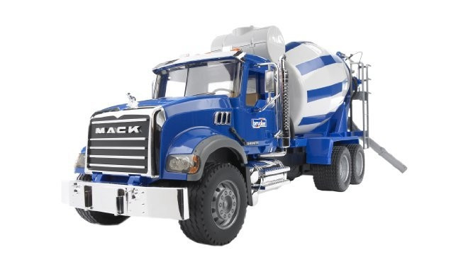 BRUDER MACK Granite concrete mixer truck - 02814