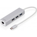 Digitus USB-C 3.0 3-Port Hub with GE-LAN