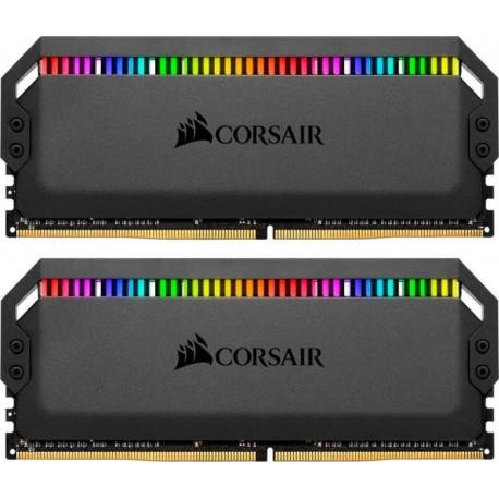 Corsair DDR4 16 GB 3200-CL16 - Dual-Kit - Dominator Platinum RGB Black