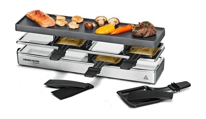 Rommelsbacher Fun for four RC 800, raclette (silver)