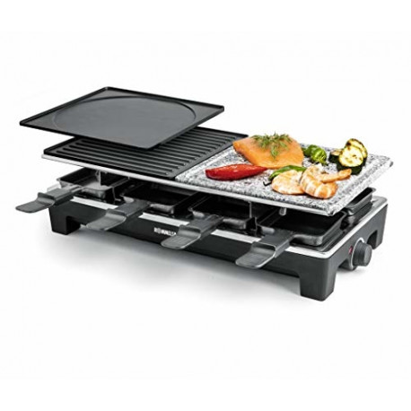 Rommelsbacher Raclette Grill RCS 1350 (black / stainless steel)