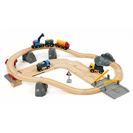 BRIO mängukomplekt Roads & Rails Stone Loading Set (33210)
