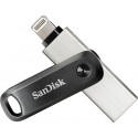 SanDisk mälupulk 128GB iXpand Go USB 3.2 & Lightning, must/hõbedane