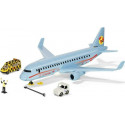 SIKU WORLD airliner toy vehicle (light blue, with accessories)