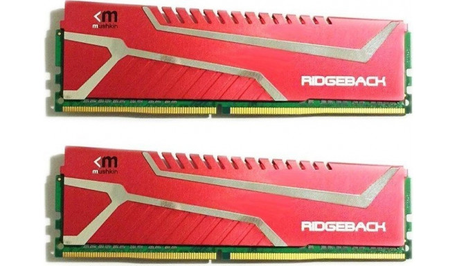 Mushkin DDR4 - 16 GB -3466 - CL - 18 - Dual kit - Redline (red, MRB4U346JLLM8GX2)
