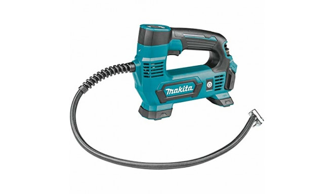 Makita cordless compressor MP100DZ, 12V, air pump (blue / black. Up to 8.3 bar, without battery and 
