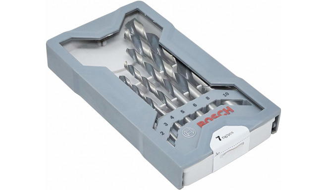 Bosch HSS twist drill set PointTeQ, 135 °, 7-piece (Mini X-Line Set)